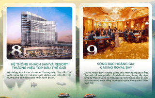Trung tâm thương mại, khách sạn giải trí sầm uất quy tụ nhiều thương hiệu quốc tế, mang đến trải nghiệm nghỉ dưỡng và giải trí đỉnh cao.