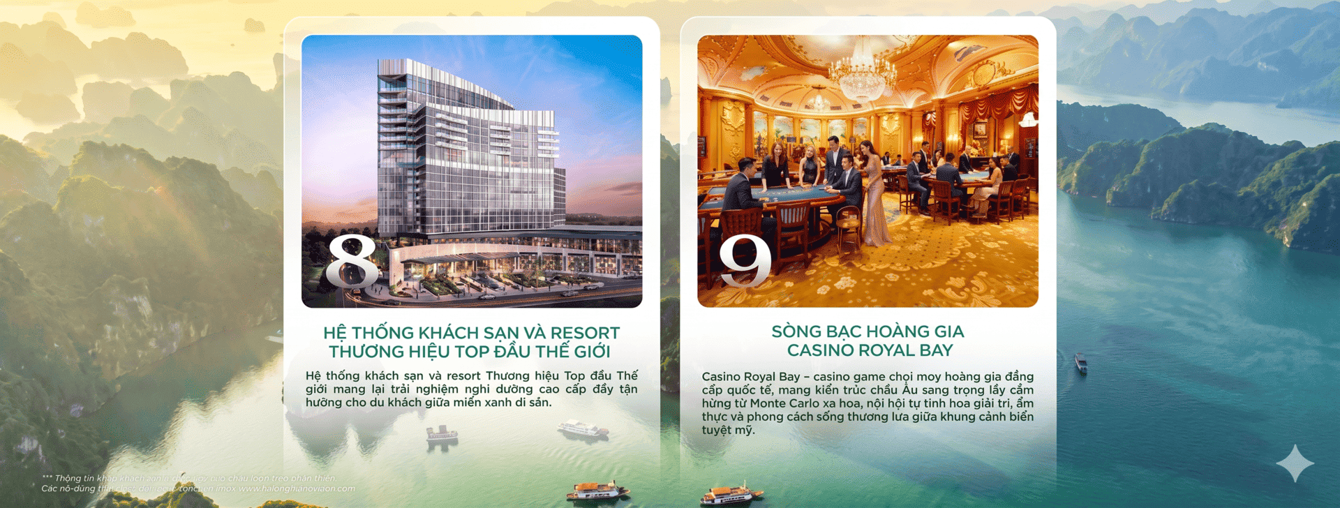 Trung tâm thương mại, khách sạn giải trí sầm uất quy tụ nhiều thương hiệu quốc tế, mang đến trải nghiệm nghỉ dưỡng và giải trí đỉnh cao. Trung tâm thương mại, khách sạn giải trí sầm uất quy tụ nhiều thương hiệu quốc tế, mang đến trải nghiệm nghỉ dưỡng và giải trí đỉnh cao.